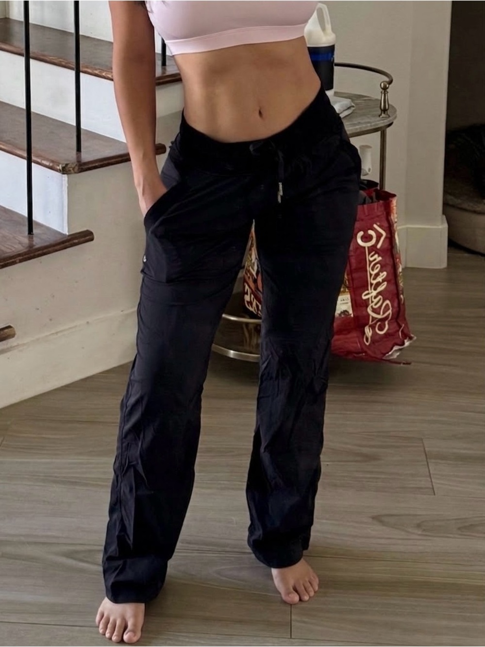 Lululemon Dance Studio Mid-Rise Full Length Pant Black Size 4